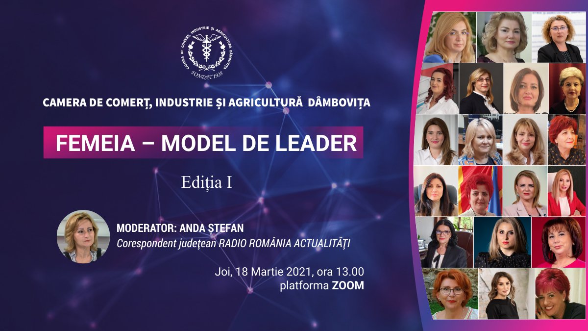 You are currently viewing Conferința: FEMEIA – MODEL DE LEADER!