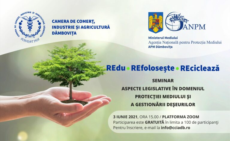 Read more about the article Seminar:  SEMINAR – REdu – REfolosește – REciclează