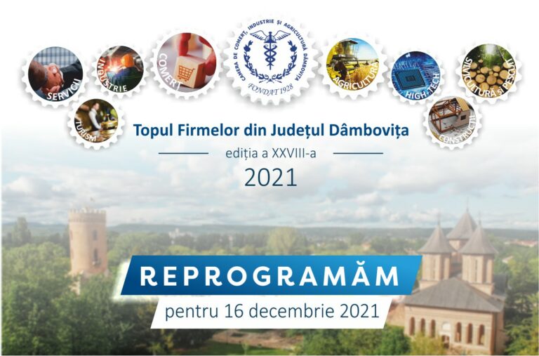 Read more about the article Gala Topul Firmelor din Județul Dâmbovița 2021