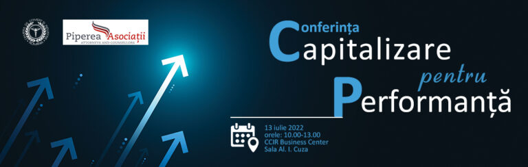 Read more about the article Conferința “Capitalizare pentru Performanță”