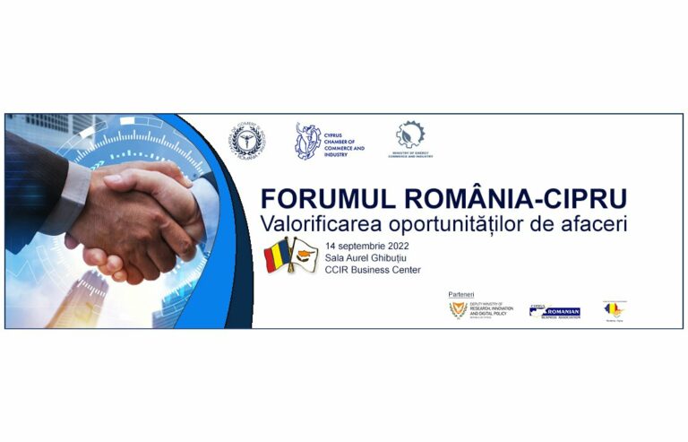 Read more about the article Forumul România – Cipru: valorificarea oportunităților de afaceri