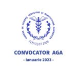Convocator AGA – Ianuarie 2023