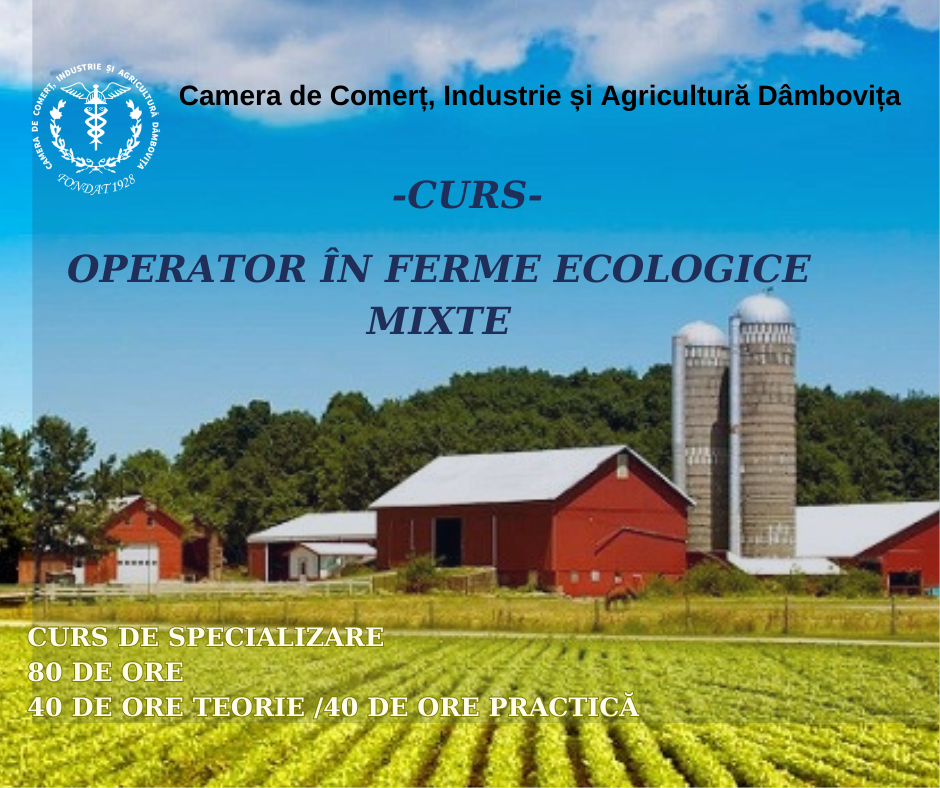 You are currently viewing CURS OPERATOR ÎN FERME ECOLOGICE MIXTE