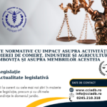 Acte normative cu impact asupra activității CCIA Dâmbovița și asupra membrilor acesteia: 20.09.2023 – 27.09.2023