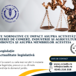 Acte normative cu impact asupra activității CCIA Dâmbovița și asupra membrilor acesteia: 14.10.2023 – 21.10.2023