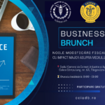 Business Brunch – Noile modificări fiscale cu impact major asupra mediului de afaceri