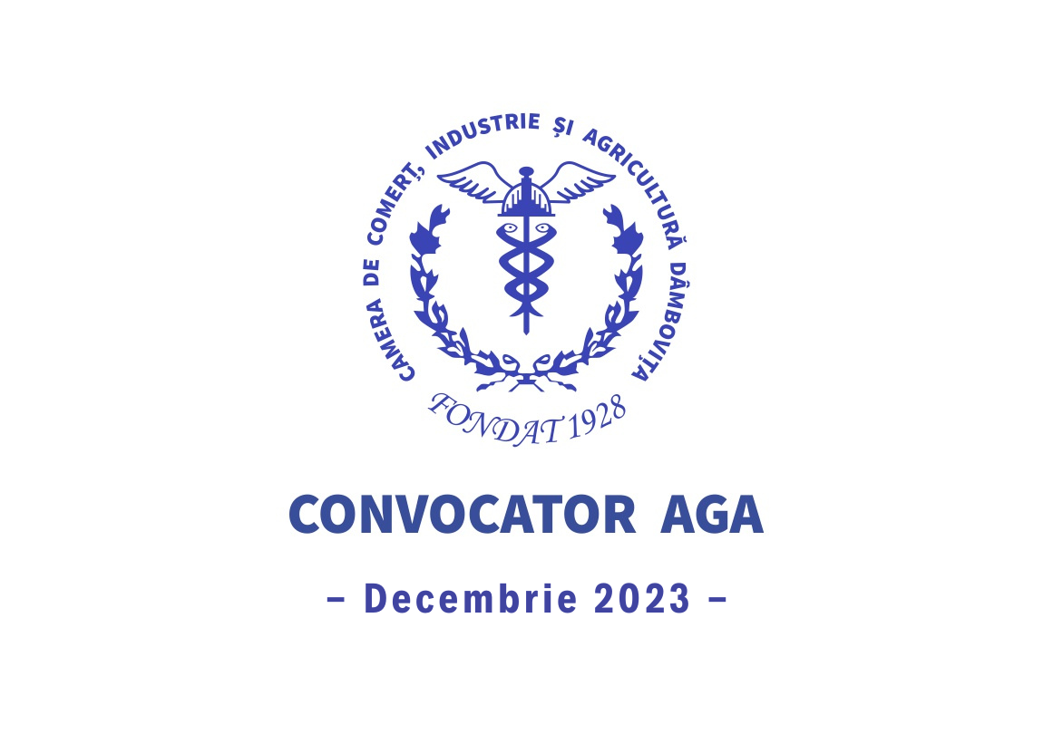 You are currently viewing Adunarea Generală a Membrilor Camerei de Comerț Dâmbovița – Decembrie 2023