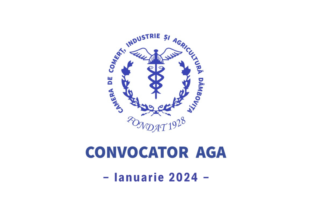 Adunarea Generală a Membrilor Camerei de Comerț Dâmbovița – Ianuarie 2024