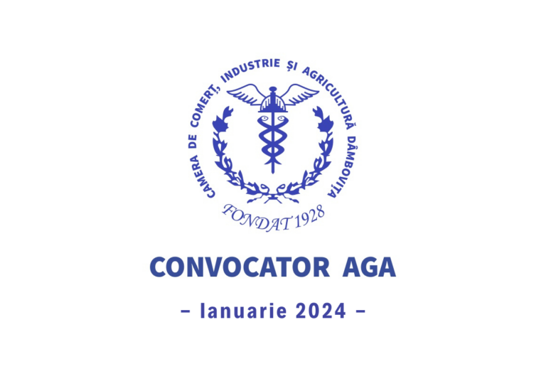 Read more about the article Adunarea Generală a Membrilor Camerei de Comerț Dâmbovița – Ianuarie 2024